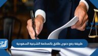 طريقة رفع دعوى طلاق بالمحكمة الشرعية السعودية 1447