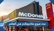 كم عدد فروع ماكدونالدز في العالم 2025