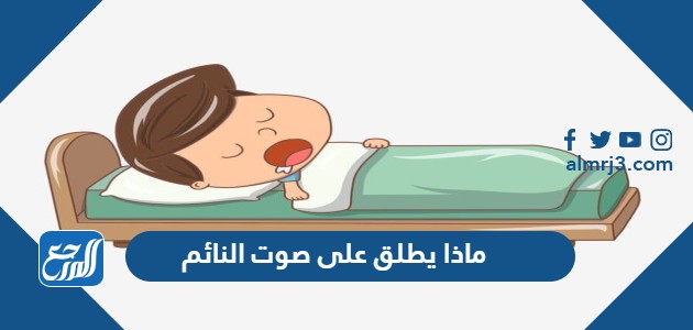 ماذا يطلق على صوت النائم