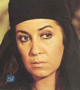 منى واصف في دور هند من فيلم الرسالة