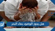 هل يجوز الوضوء بماء البحر