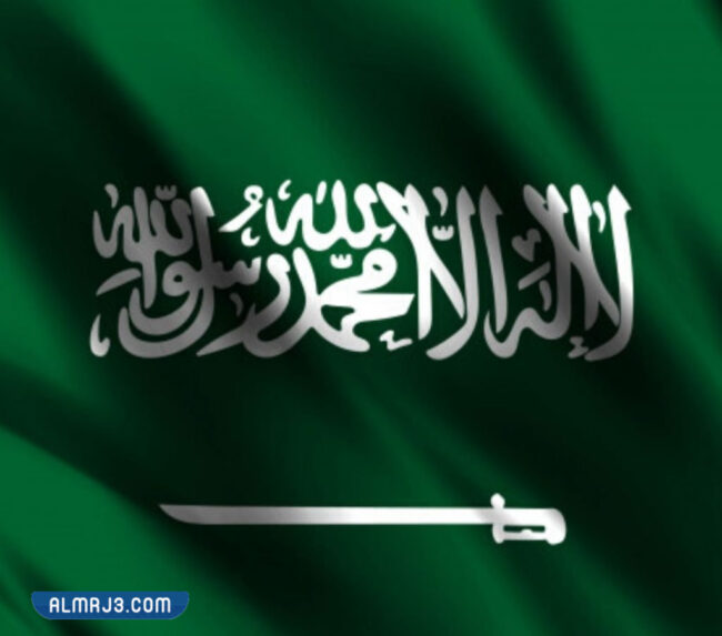 صور علم المملكة العربية السعودية - موقع المرجع