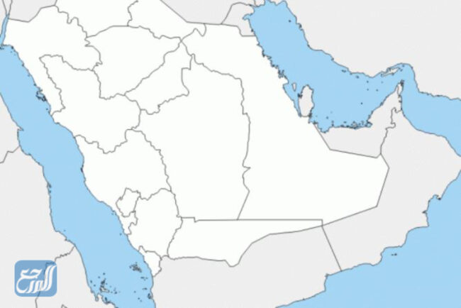 خريطة المملكة السعودية صماء