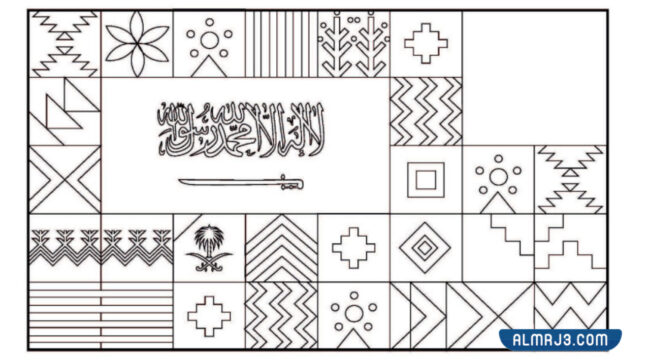 رسومات للتلوين عن الوطن سهل جدا للأطفال