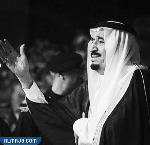 صور الملك سلمان ابيض واسود