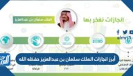 أبرز انجازات الملك سلمان بن عبدالعزيز حفظه الله