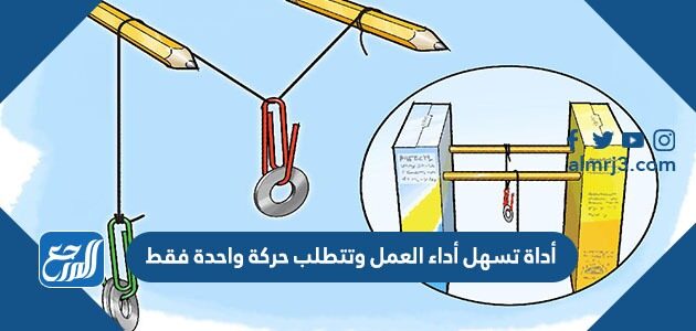 أداة تسهل أداء العمل وتتطلب حركة واحدة فقط