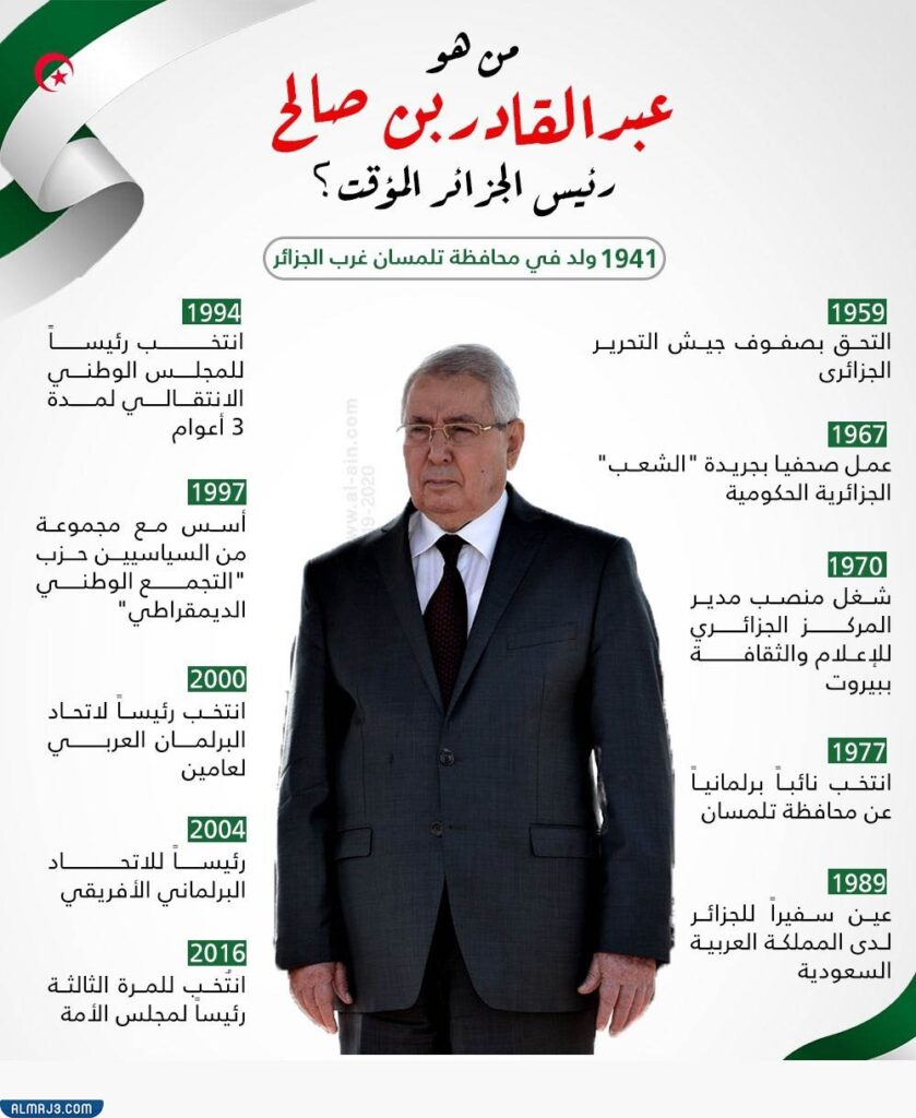 أهم المناصب التي تقلدها عبدالقادر بن صالح