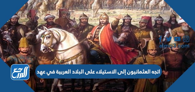 اتجه العثمانيون إلى الاستيلاء على البلاد العربية في عهد