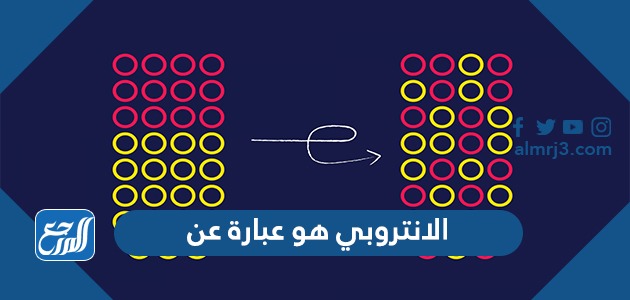 الانتروبي هو عبارة عن