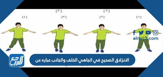 الانزلاق الصحيح في اتجاهي الخلف والجانب عباره عن