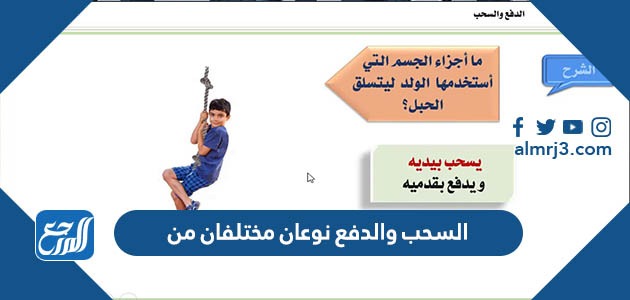 السحب والدفع نوعان مختلفان من