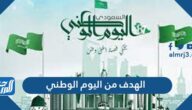 الهدف من اليوم الوطني 1447 وأهمية الاحتفال باليوم الوطني