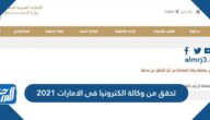 تحقق من وكالة إلكترونيا في الإمارات 2021