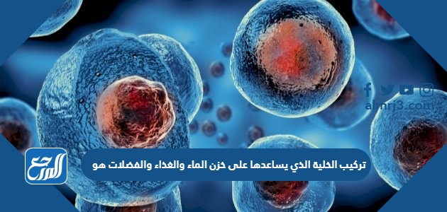 تركيب الخلية الذي يساعدها على خزن الماء والغذاء والفضلات هو