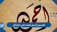 تفسير اسم أحمد في المنام للعزباء والمتزوجة والحامل