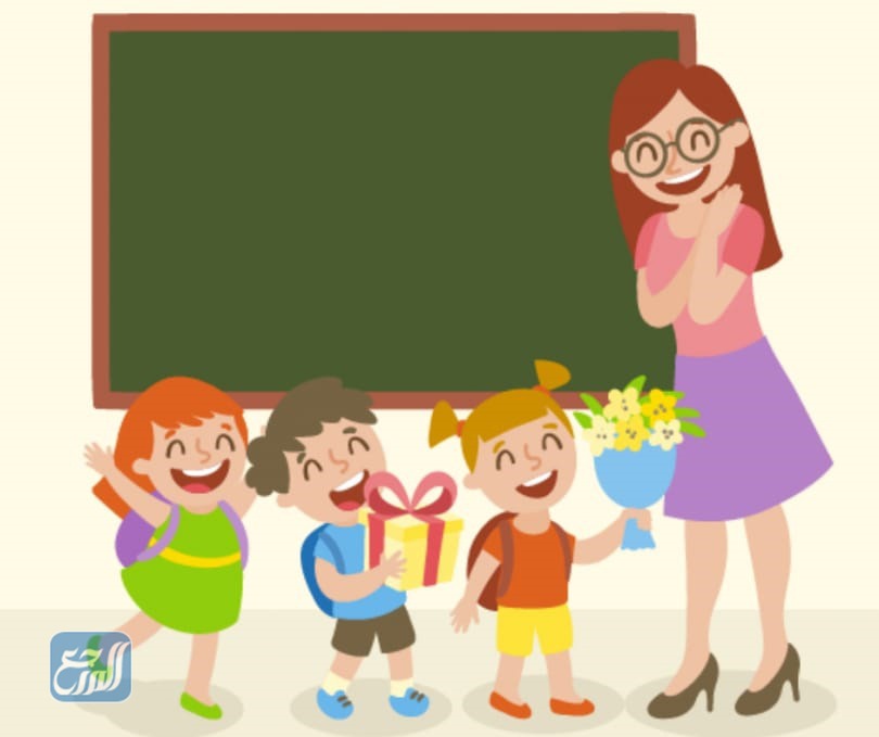 رسومات عن حب المعلم 