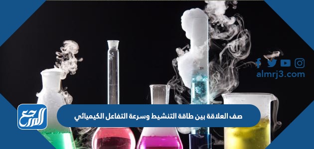 صف العلاقة بين طاقة التنشيط وسرعة التفاعل الكيميائي