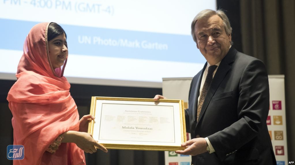 اصغر فتاة حصلت على جائزة نوبل