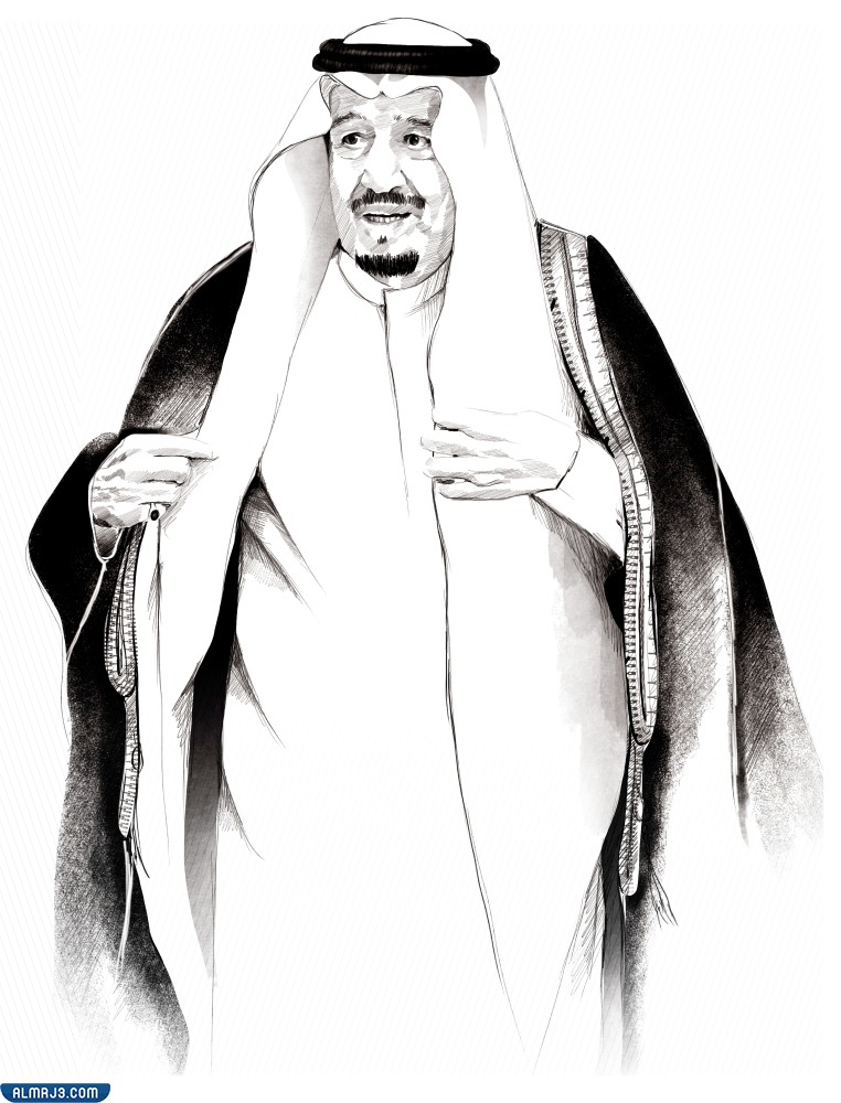 الملك سلمان رسم