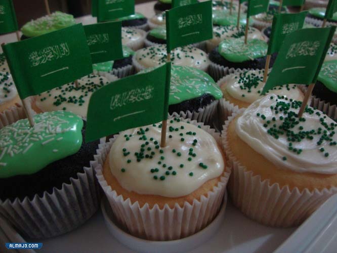 صور كعك وكب كيك اليوم الوطني السعودي 92