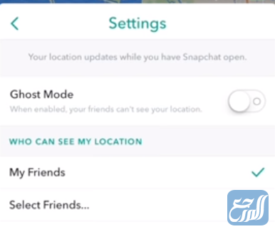 كيف اظهر في خريطة السناب