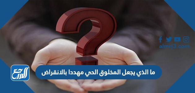 ما الذي يجعل المخلوق الحي مهددا بالانقراض