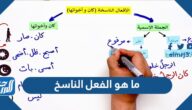 ما هو الفعل الناسخ