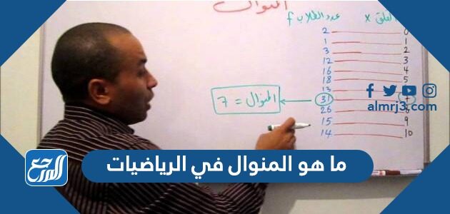 ما هو المنوال في الرياضيات