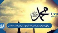 يظهر حلم الرسول صلى الله عليه وسلم في الصف الخامس