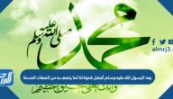 يعد الرسول صلى الله عليه وسلم أفضل قدوة لنا لما يتصف به من الصفات الحسنة
