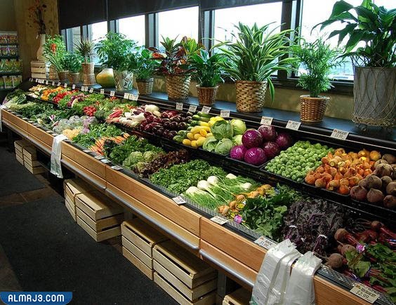 Fruit and vegetable shop decoration