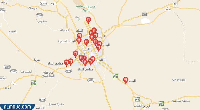 How many Al Baik branches are there in Riyadh?