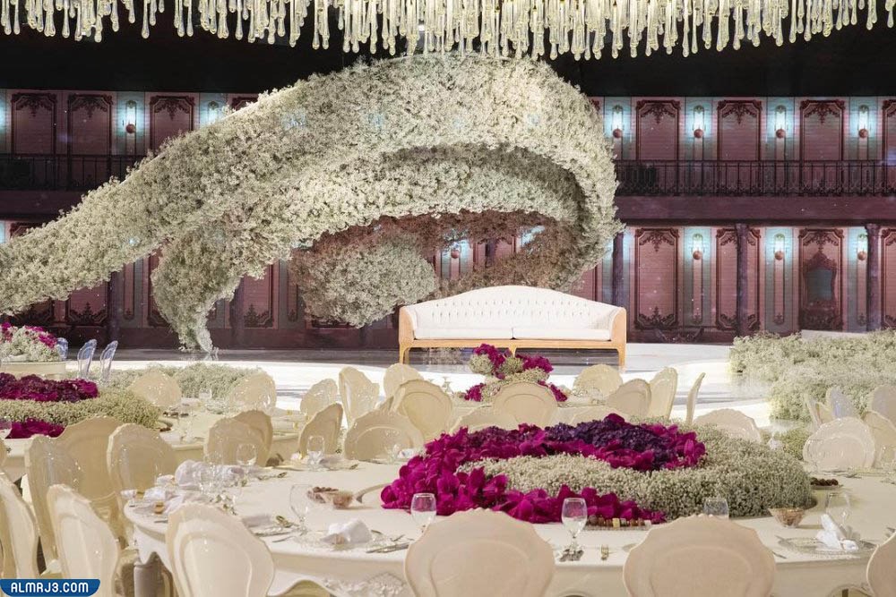تصاميم كوشة الزفاف مستوحاة من حفلات الزفاف العربية