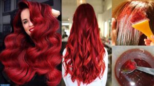 How to dye hair at home red