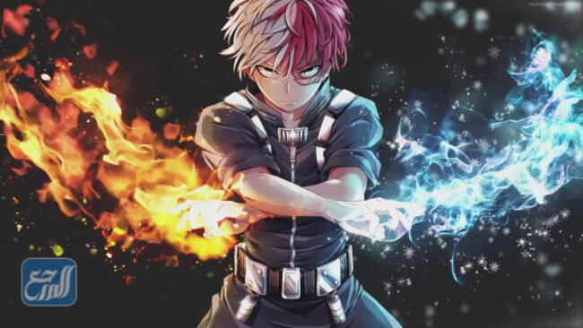 شوتو تودوروكي Shoto Todoroki - أسماء جميع شخصيات بوكو نو هيرو مع الصور