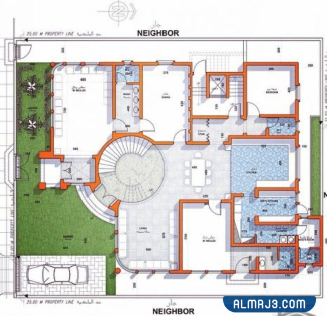 تصميم جاهز لمنزل من دور واحد