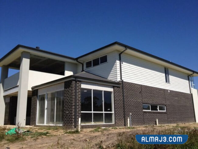 واجهات منازل بالبازلت