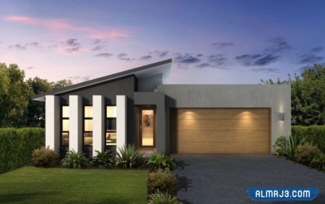 واجهات منازل دور واحد