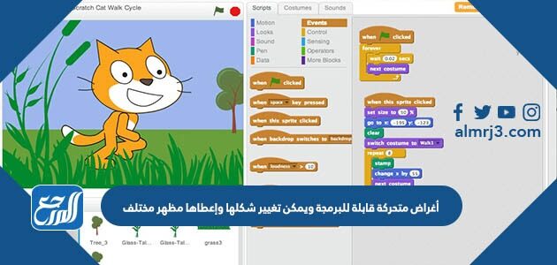 أغراض متحركة قابلة للبرمجة ويمكن تغيير شكلها وإعطاها مظهر مختلف
