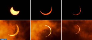 احتجاب ضوء الشمس عن جزء من الارض ما معناه،