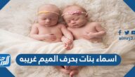 اسماء بنات بحرف الميم غريبه