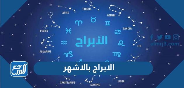 جدول الابراج بالاشهر الميلادية والهجرية 2021