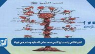 القبيلة التي ينتسب لها النبي محمد صلى الله عليه وسلم هي قبيلة