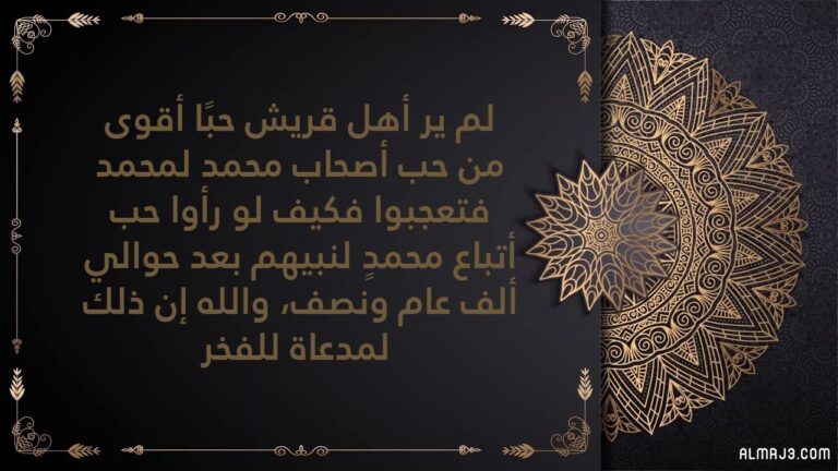 أجمل ما قيل عن النبي صلى الله عليه وسلم