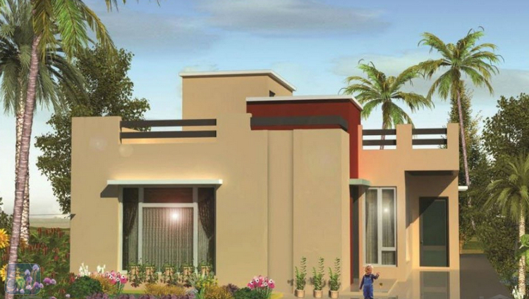 تصميم منزل دور واحد مودرن