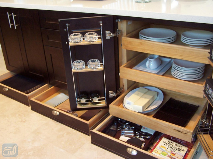 تفصيل دولاب المطبخ من الداخل
