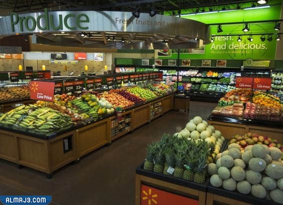 ديكور محل خضار وفواكه