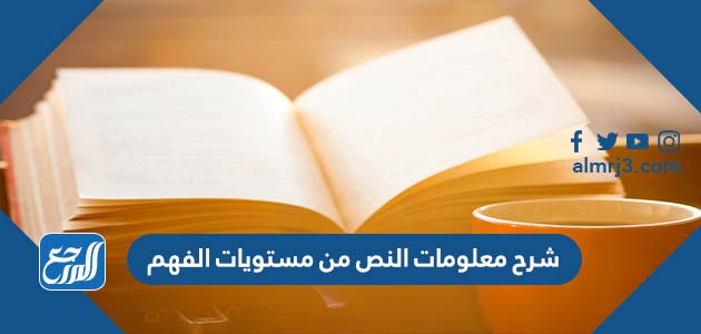 شرح معلومات النص من مستويات الفهم
