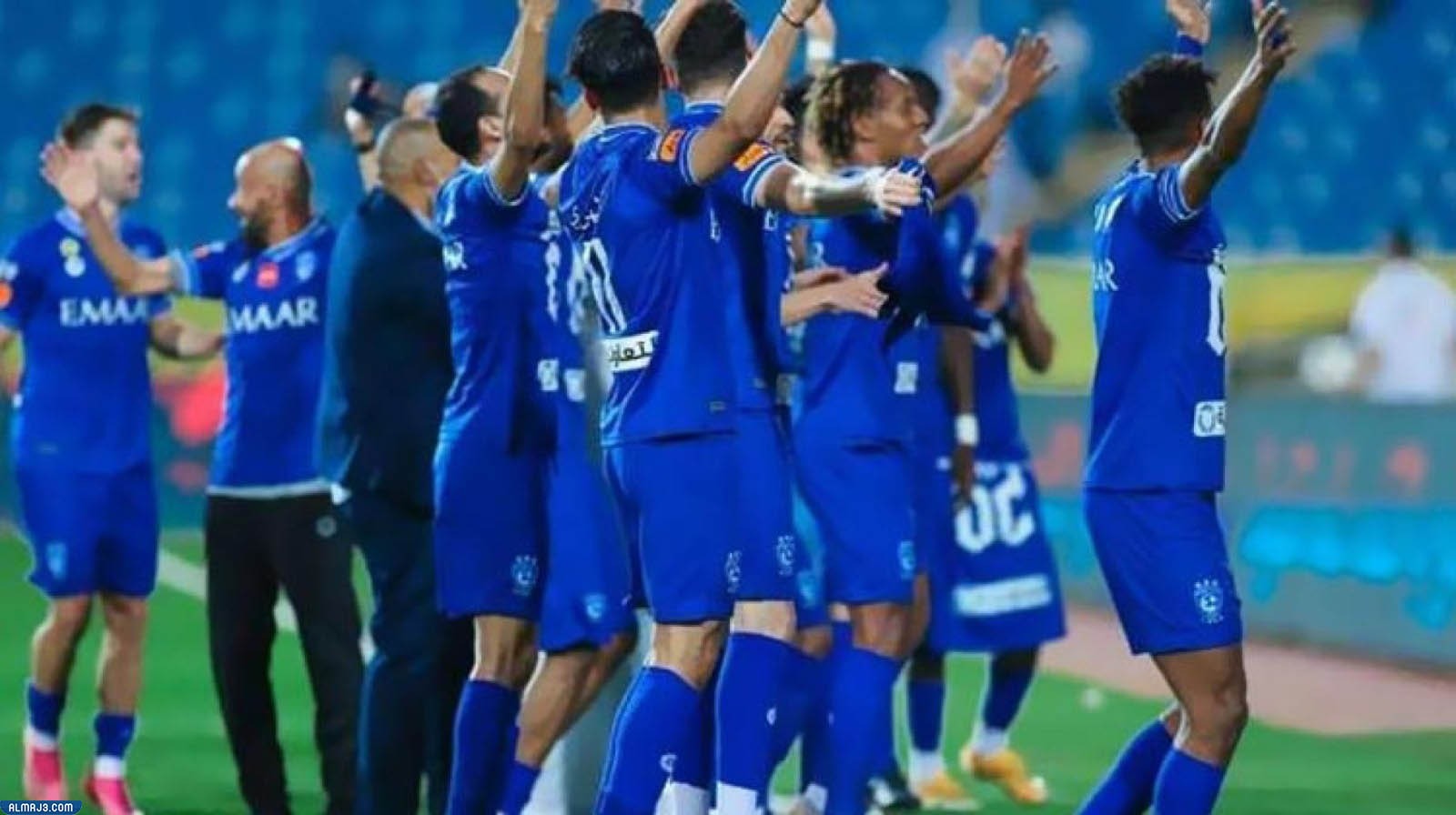 صور فرحة لاعبي الهلال بالفوز على النصر